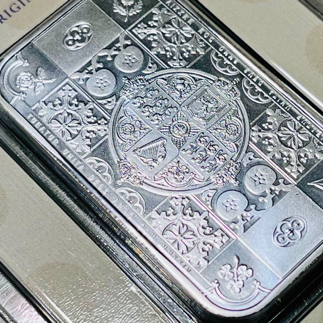 限定発行】ゴシッククラウン 1オンス 銀貨 バー ロイヤルミント 純銀