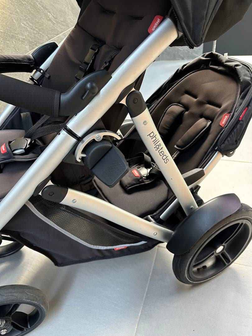 二人乗りベビーカー phil&teds verve L108910004 - ベビーカー・バギー快適