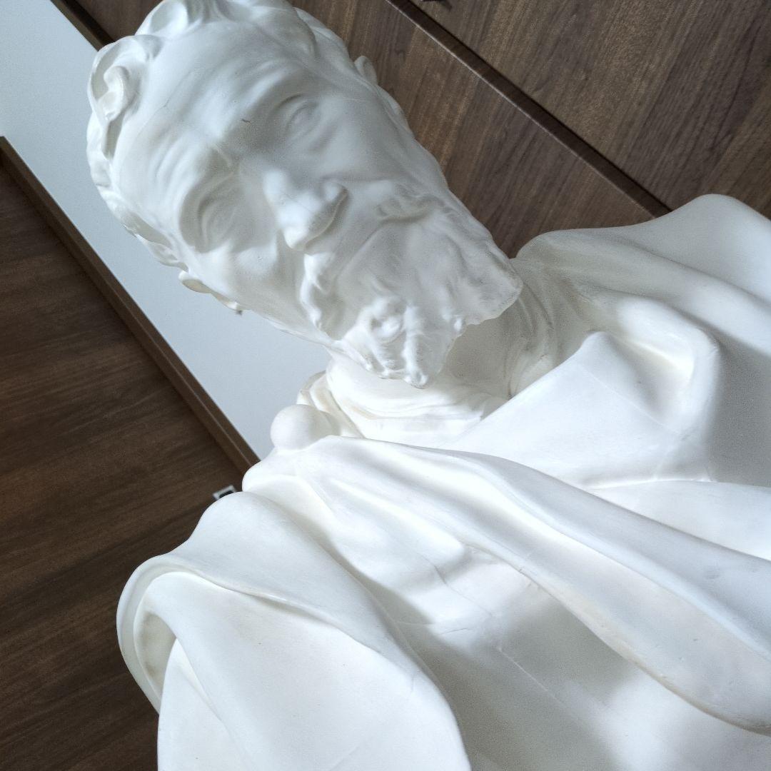 ミケランジェロ胸像石膏像デッサン芸術美術画家彫刻教材