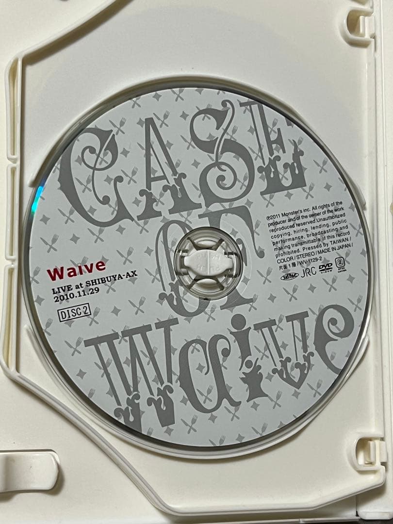 Waive 「CASE OF Waive」DVD - メルカリ