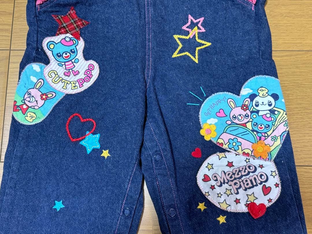 メゾピアノ オーバーオール 90 mezzo piano - メルカリ