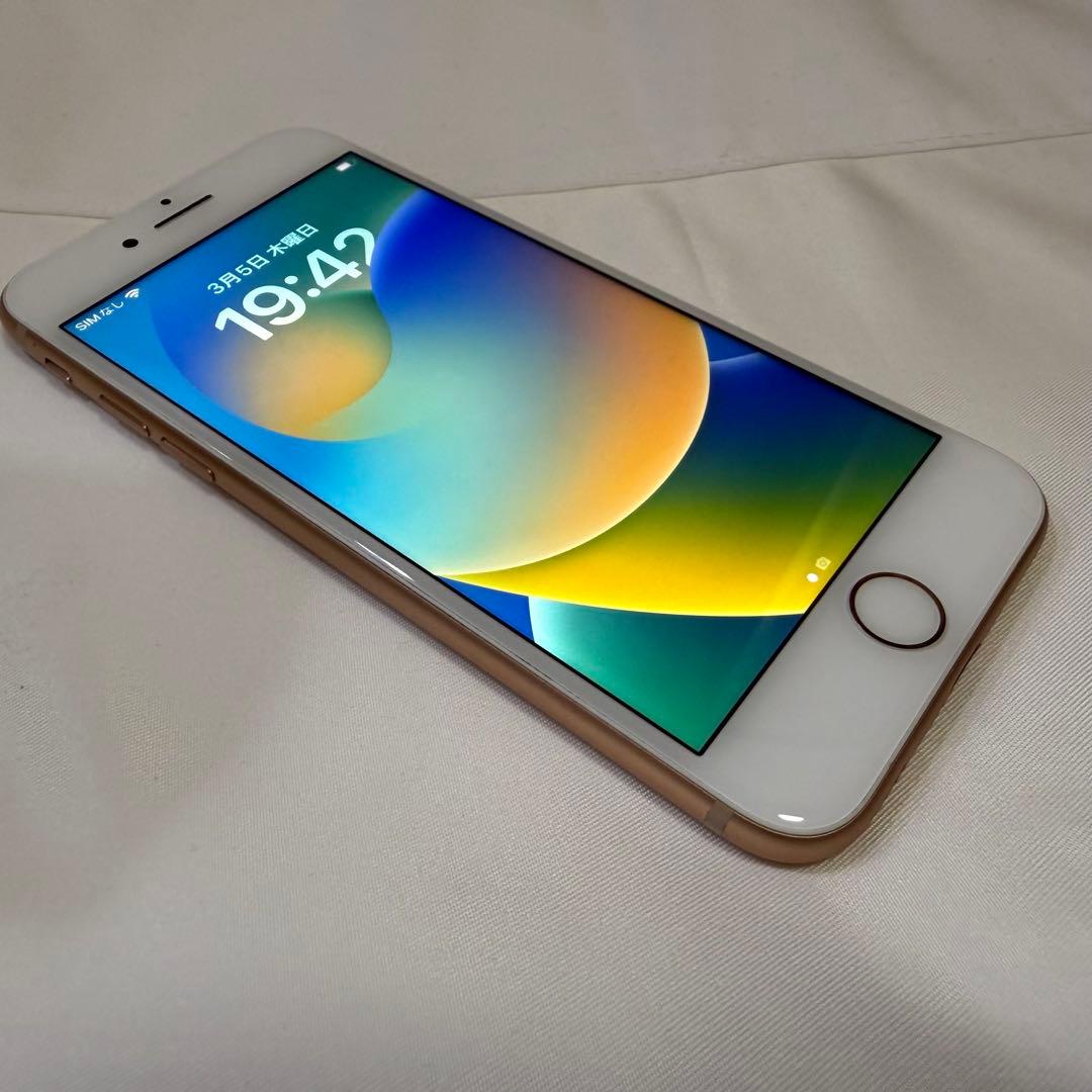 Apple iPhone8 本体 ゴールド 64GB SIMフリー - メルカリ