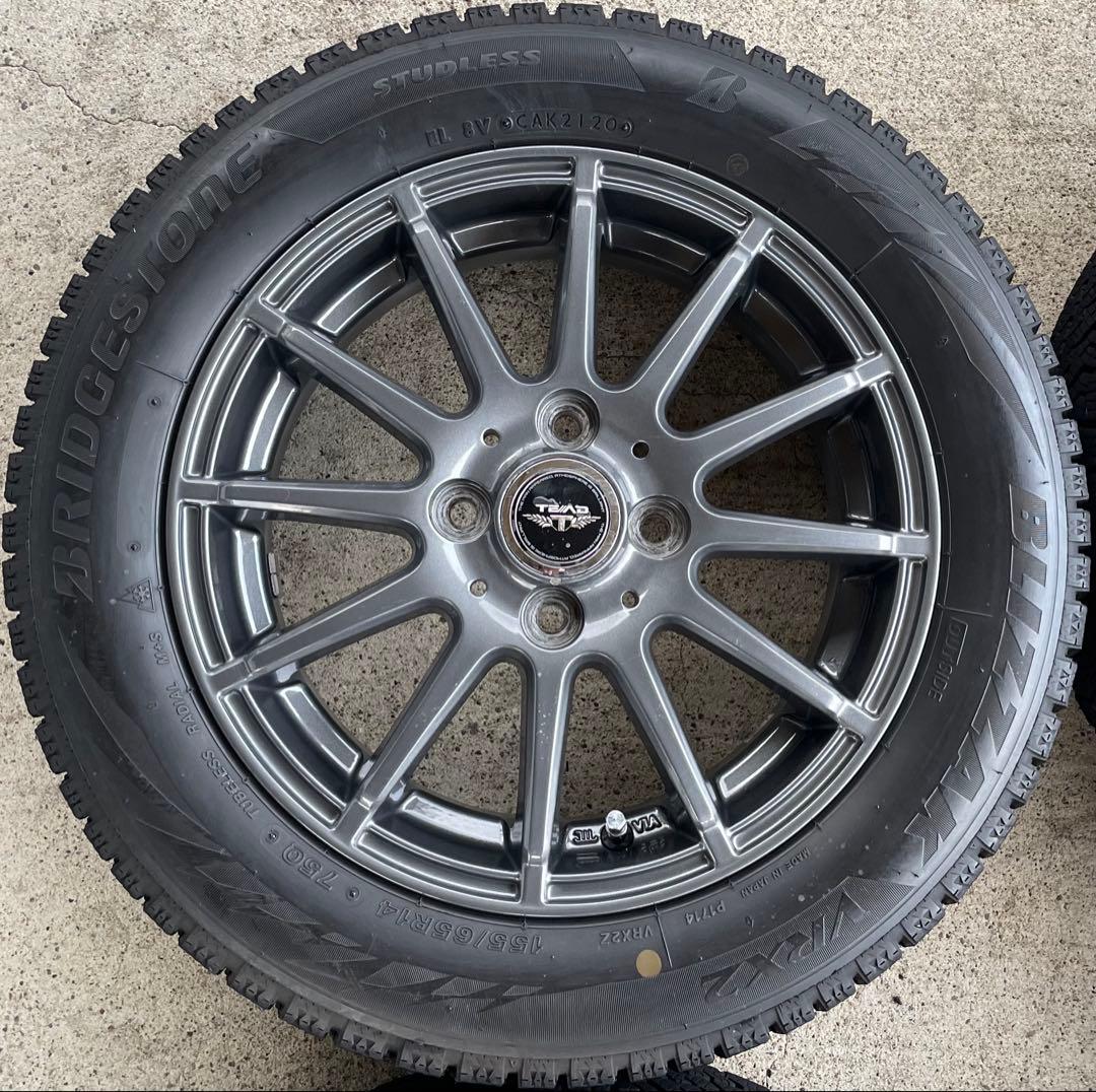 バリ山！ 155/65R14 ラパン キャンバス N-BOX ワゴンR - メルカリ