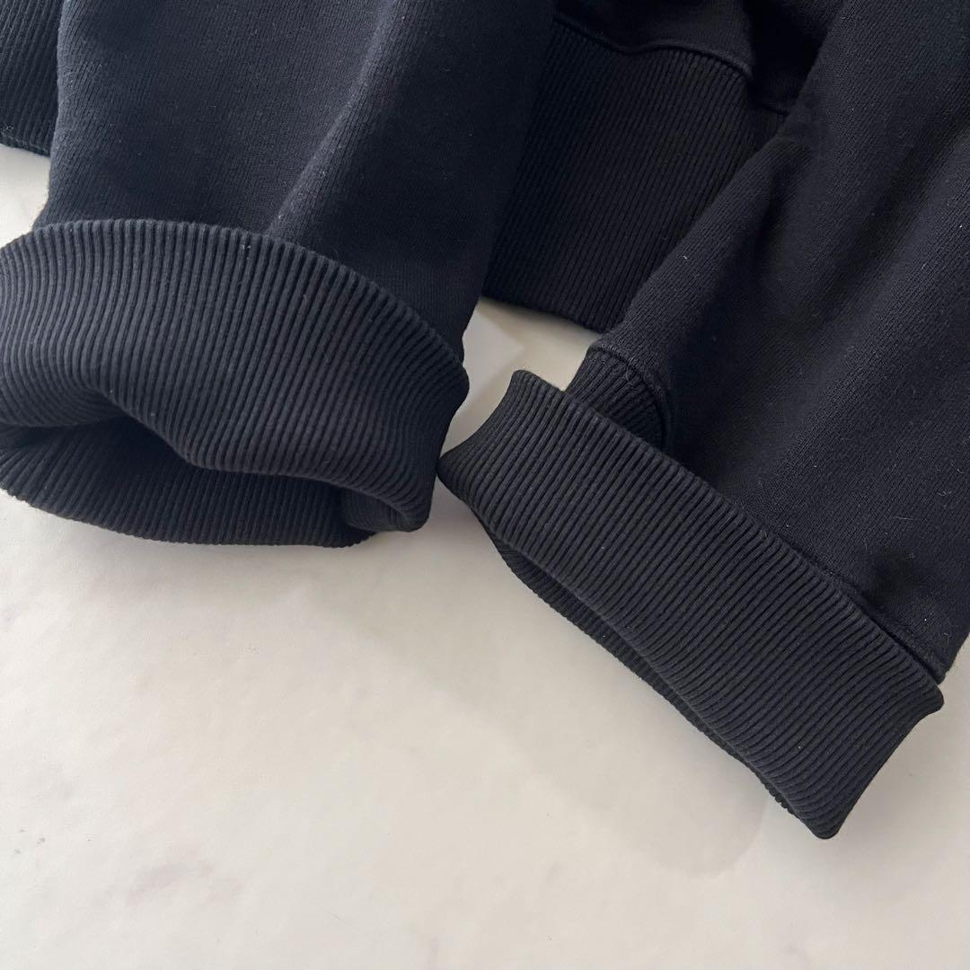 MM6 メゾンマルジェラ スウェット トレーナー ブラック 川口春奈さん