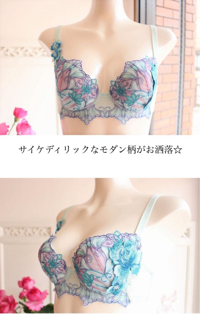 ワコール/サルート 61グループ 新品タグ付 P-upブラTバック F70