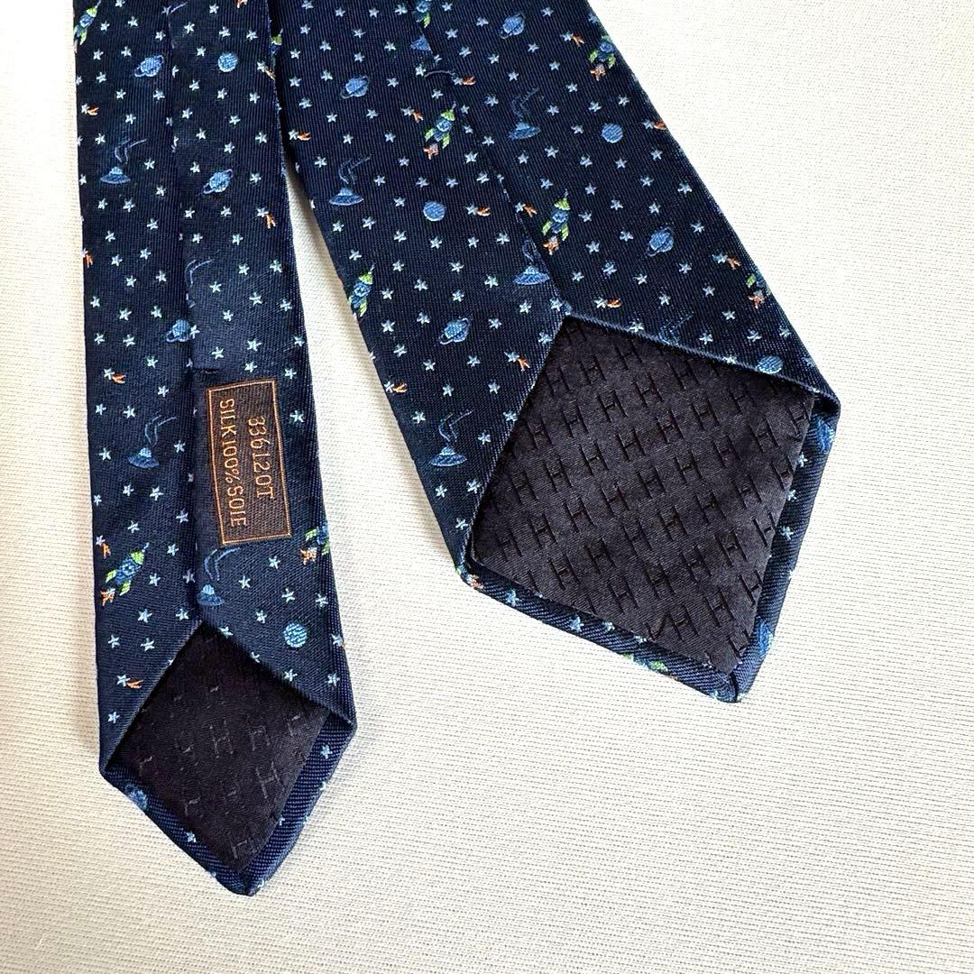 エルメス ネクタイ《ヴェール・ランフィニ》 新品 未使用