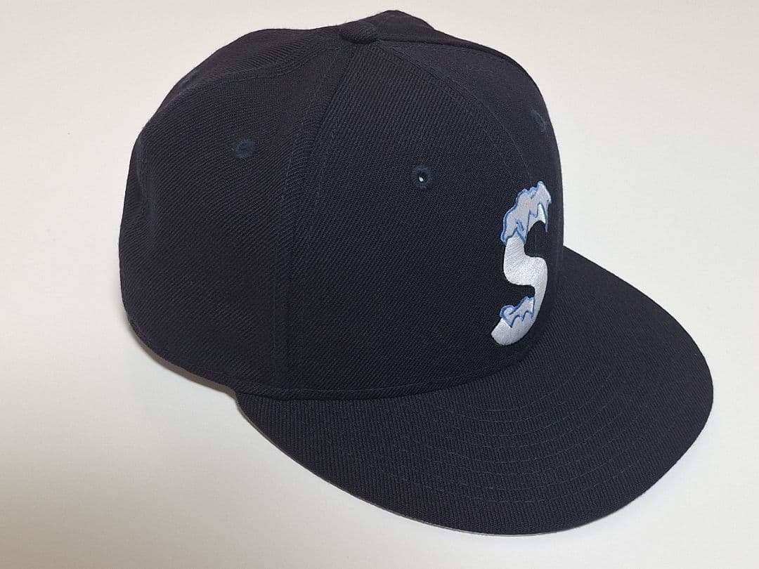 【美品】Supreme　S Logo　New Era　Ice　\"Navy\"