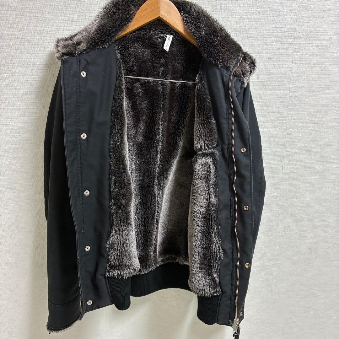 美品✨️】ブラックファージャケット Y2K archiveグランジ系opium系