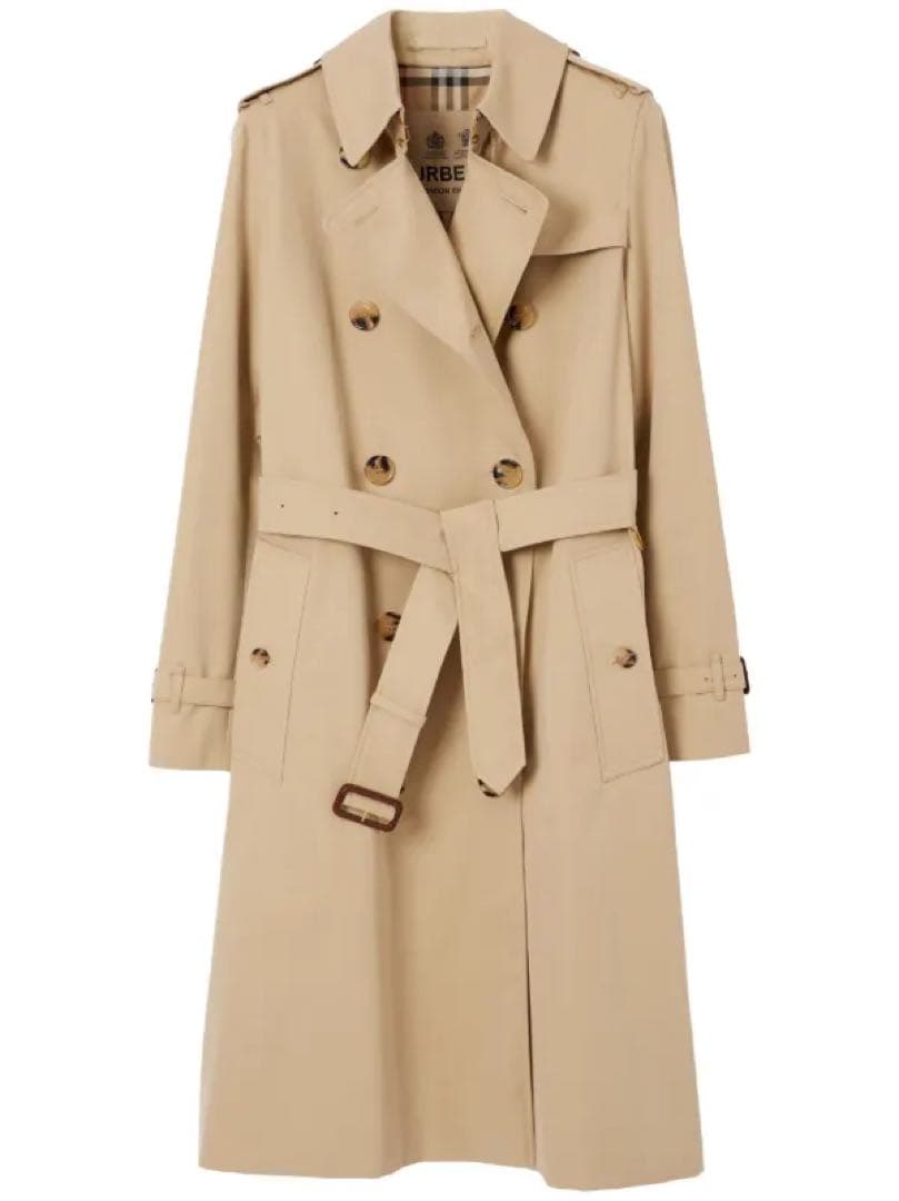 バーバリー　ロング ケンジントン ヘリテージ トレンチコート ロング ケンジントン ヘリテージ トレンチコート (ブラック) - メンズ