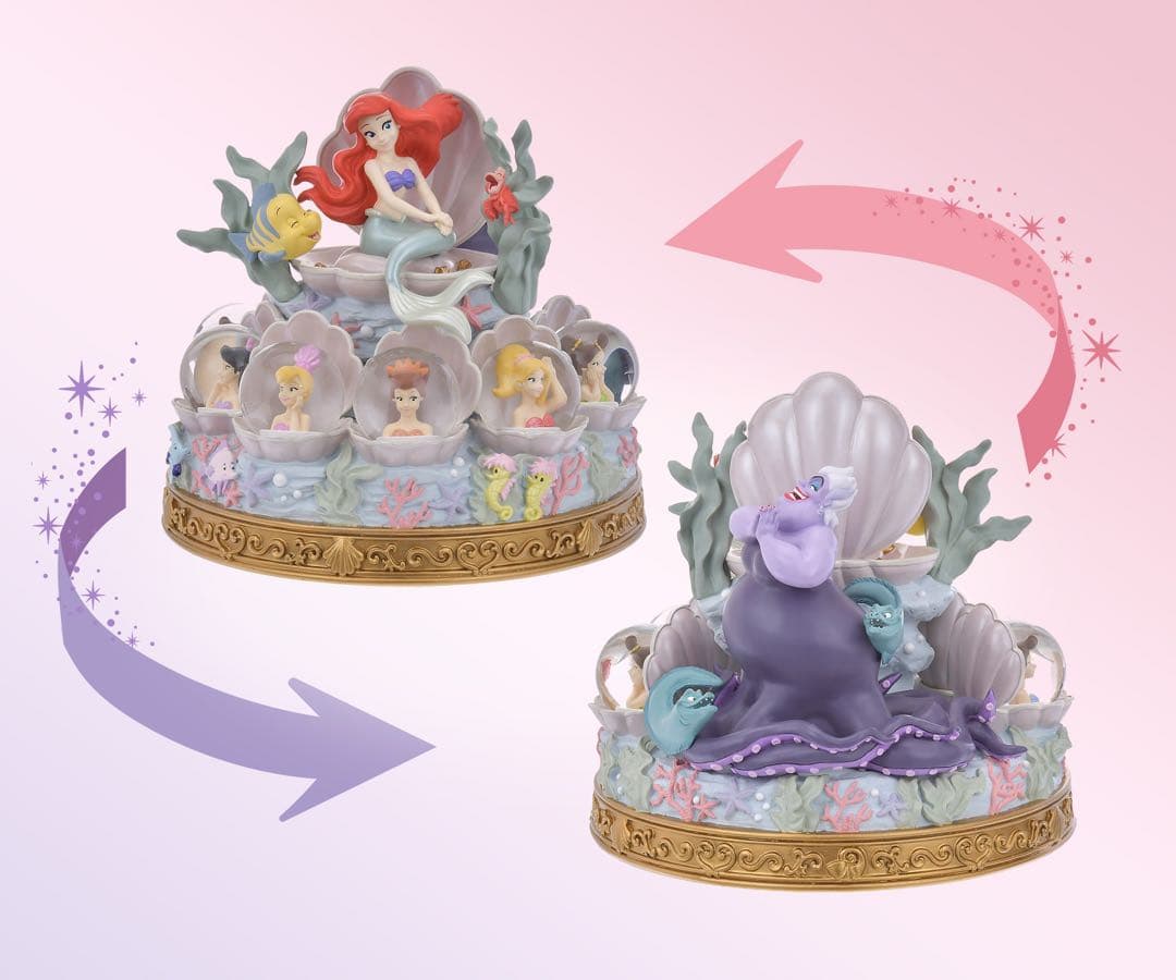 ディズニーストア アリエル リトルマーメイド スノードーム スノー