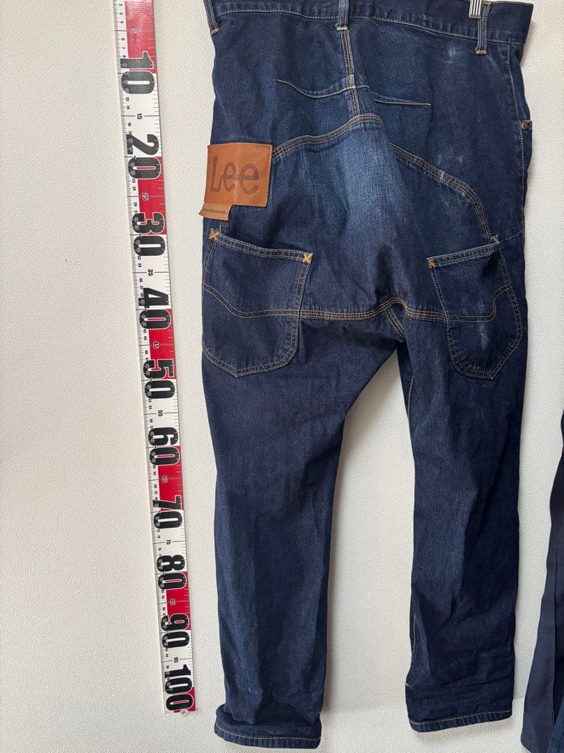 メルシーボークー New des Lee サルエルデニムパンツ L - メルカリ