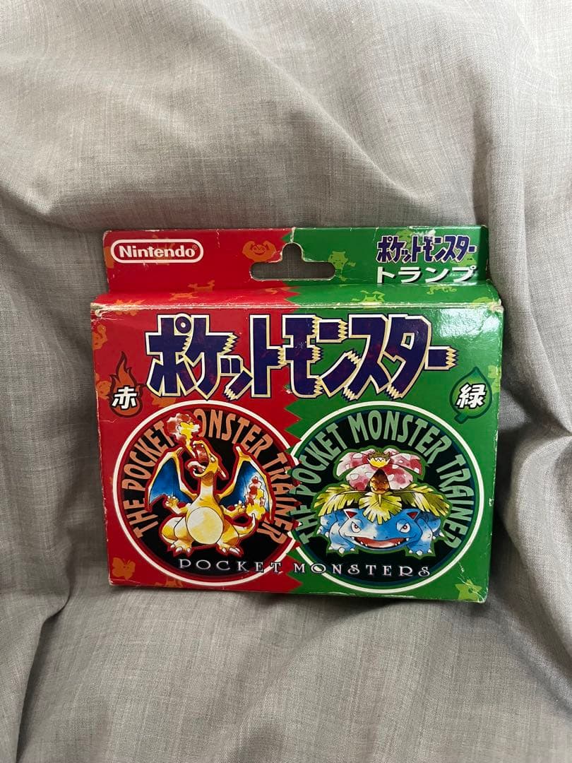 ポケットモンスター　トランプ 緑 赤 各54枚 計108枚　任天堂 Yahoo!オークション -「任天堂トランプ」(ポケットモンスター) (は行
