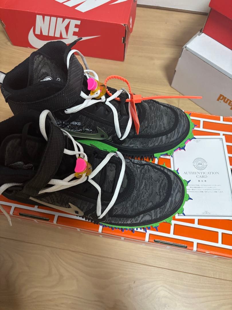 Off-White × Nike Air Force 1 Mid \"Black\"