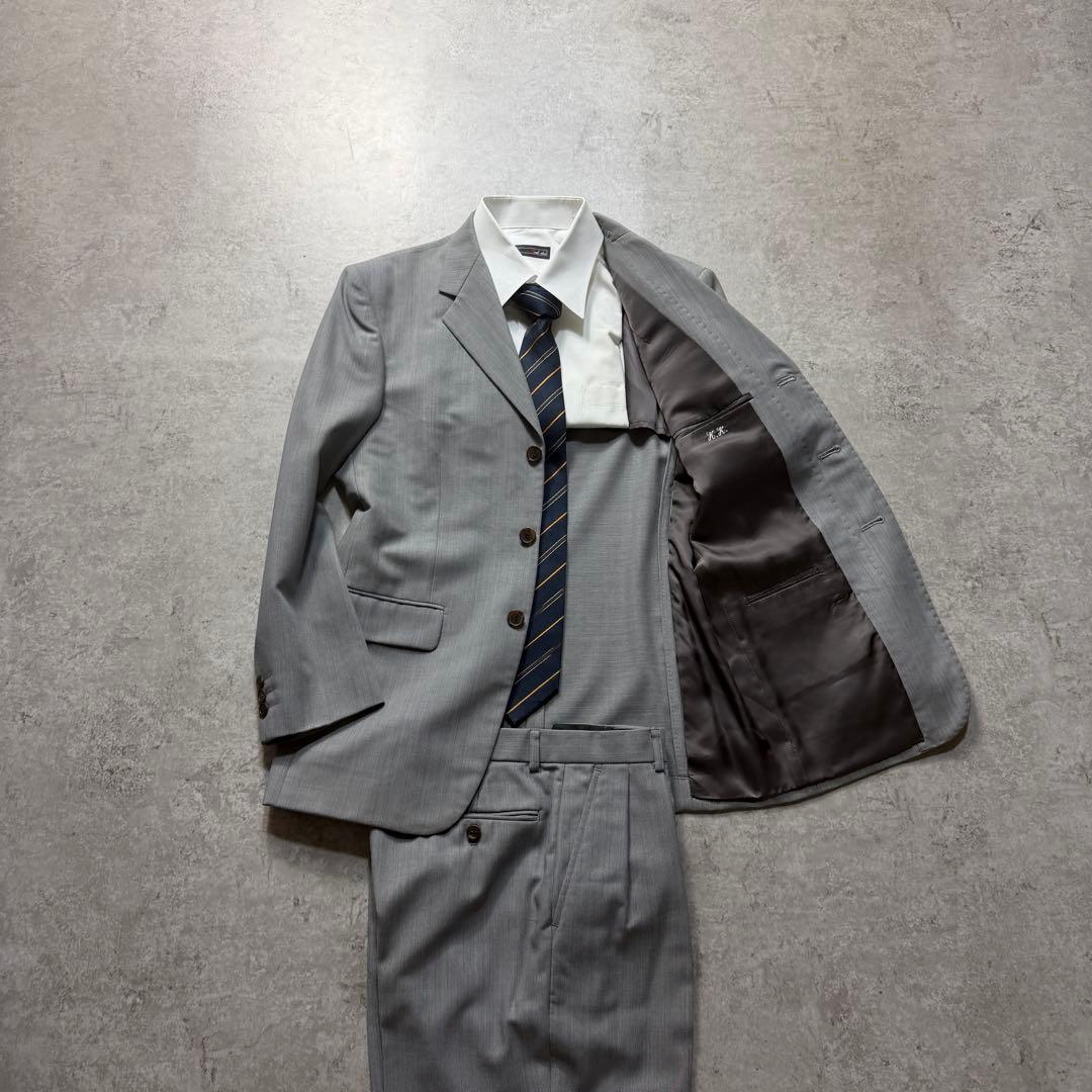 ポールスミス メンズ セットアップ スーツ グレー Mサイズ 美品 - メルカリ