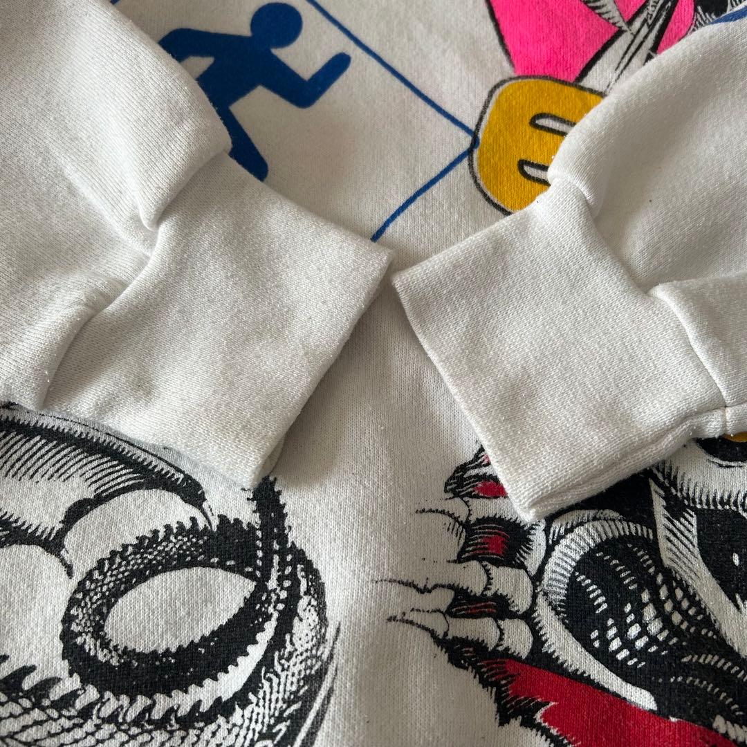 ☆オールドスケート マルチプリント ブート スウェット パウエル