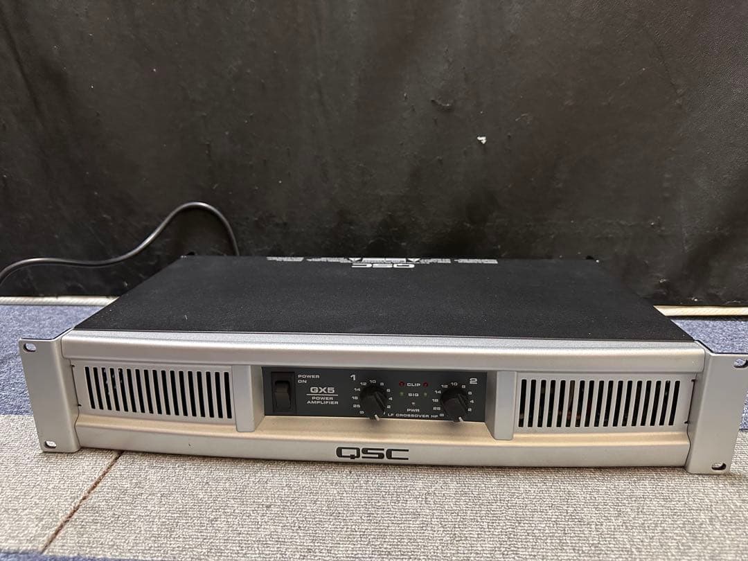 QSC GX5 パワーアンプ PA機器 業務用パワーアンプ QSC GX5 ステレオ パワーアンプ 軽量 大出力 定番 おすすめ 人気