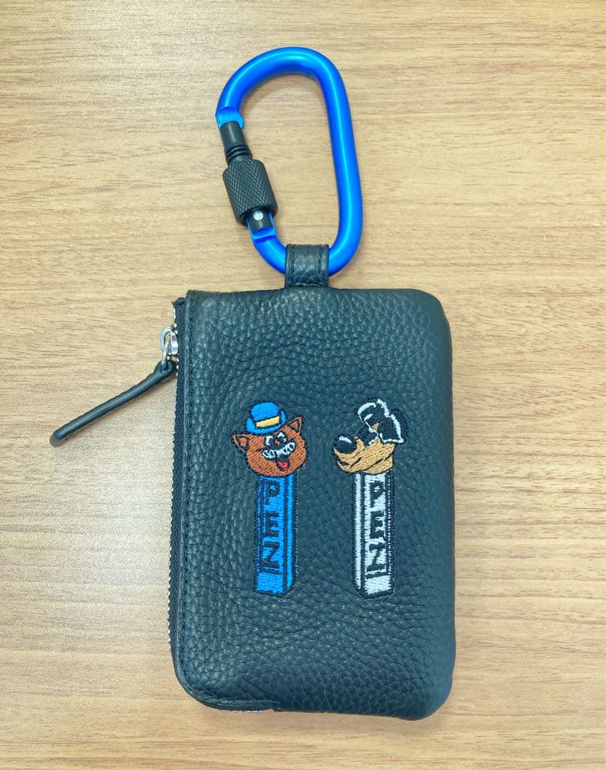 商談中☆【PEZ(ペッツ) ×ear】《牛革》カラビナ付きパス＆キーケース