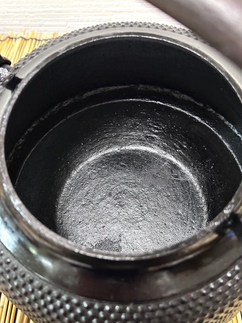 未使用品 成龍堂鋳造所 日本伝統工芸士 及川 齋（齋峰)造22型アラレ