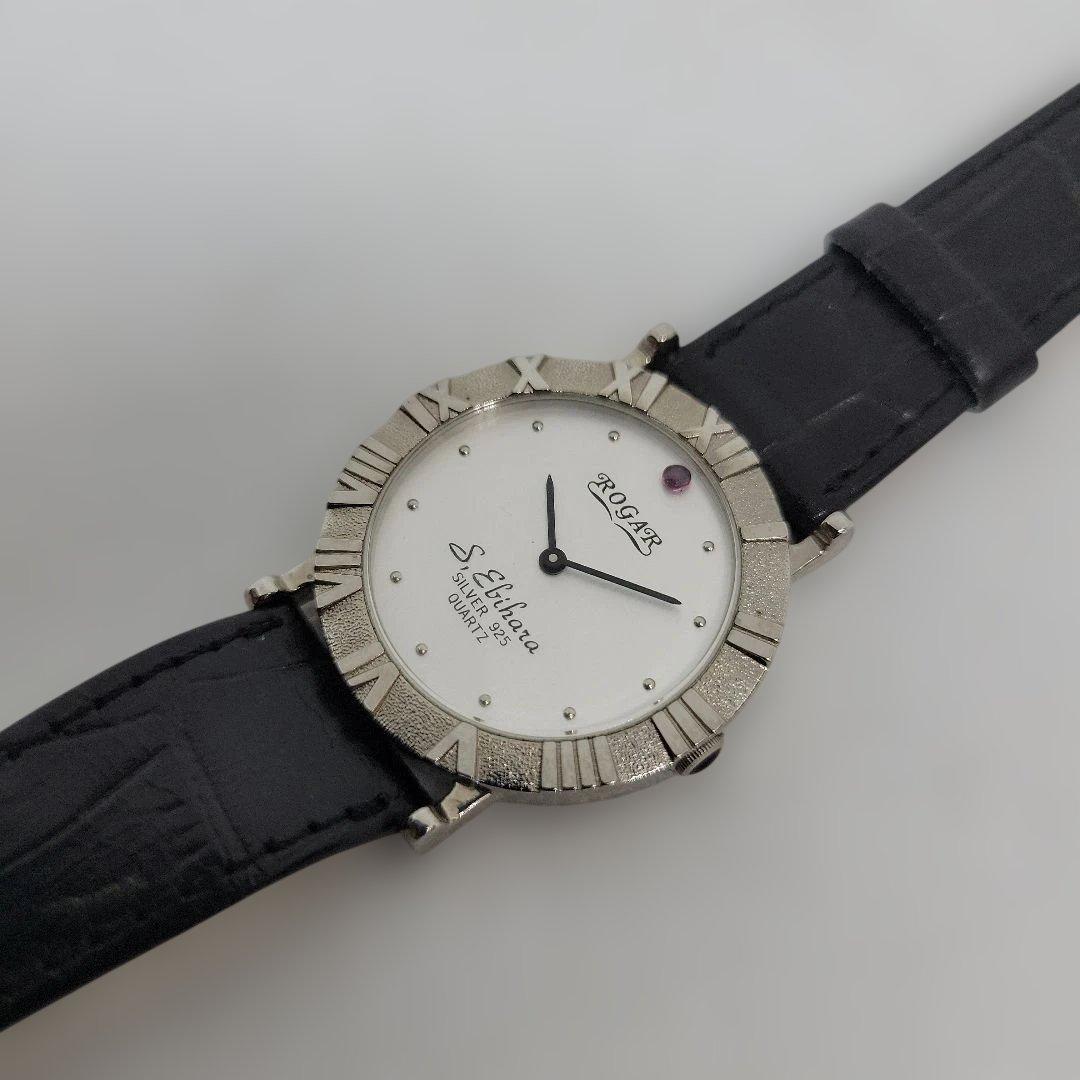 稼働 ROGAR S. Ebihara シルバー925 メンズクォーツ腕時計 - メルカリ