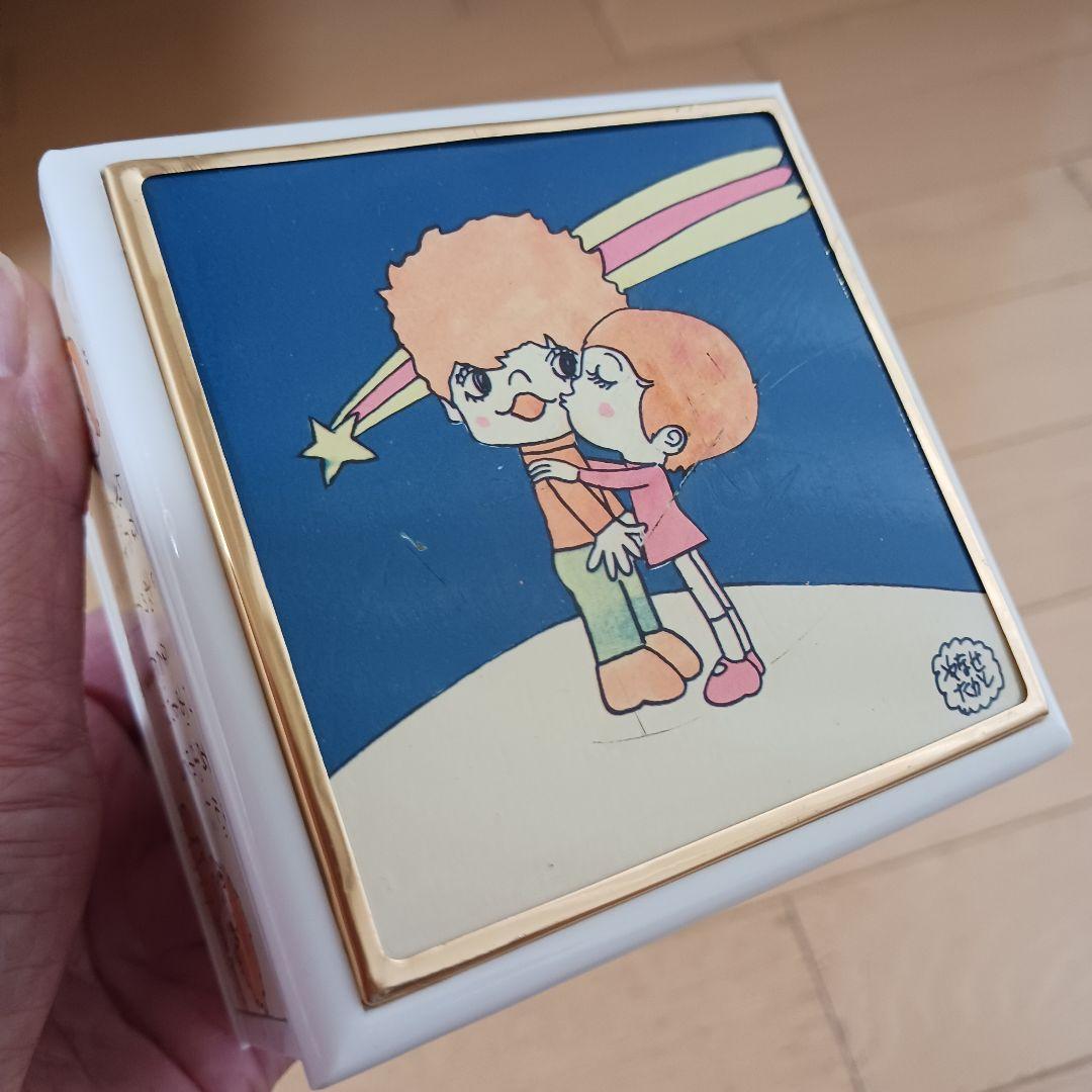 やなせたかし オルゴール ポエム 絵画サイン入り作品 詩 NHK 詞 希少