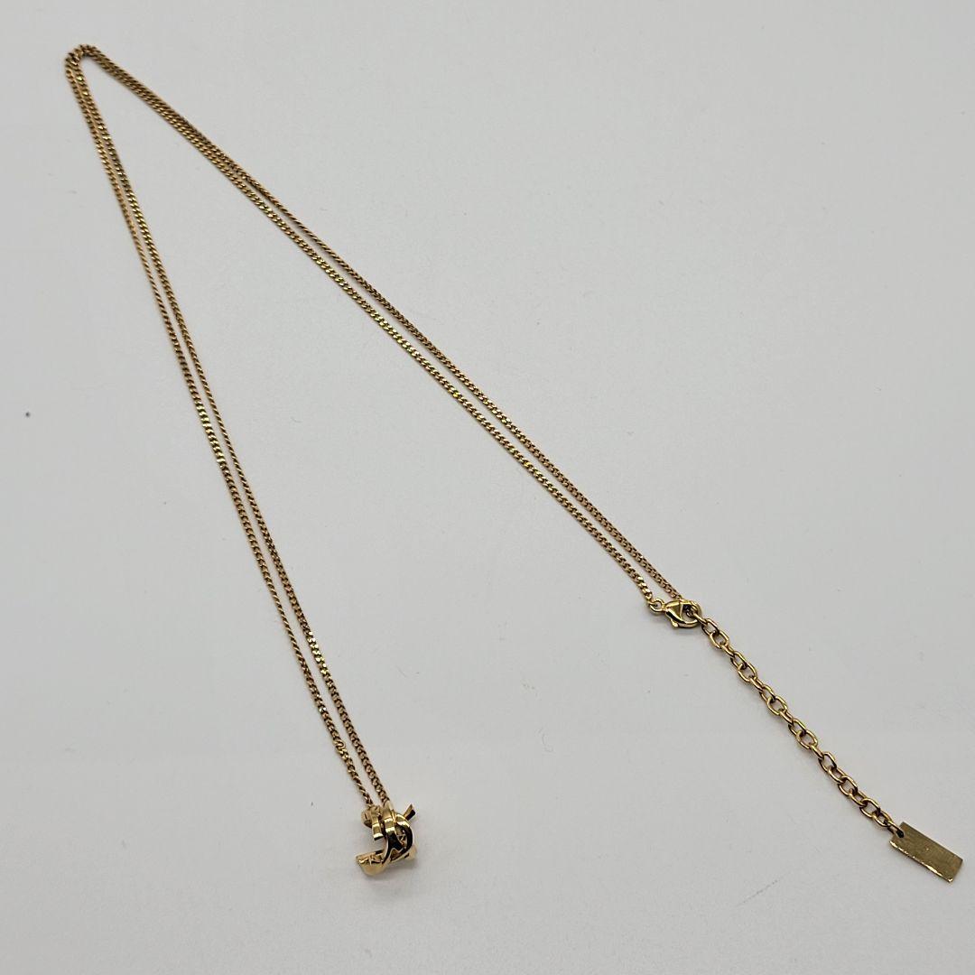 ken10様専用 SAINTLAURENT ツイスト モノグラム ネックレス - メルカリ