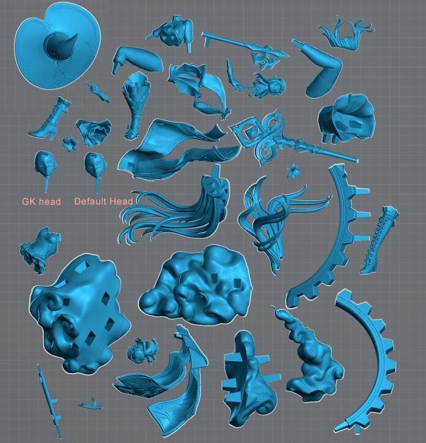 1/7 未塗装 未組立 フィギュア ガレージキット ヘルタ 崩壊：スター