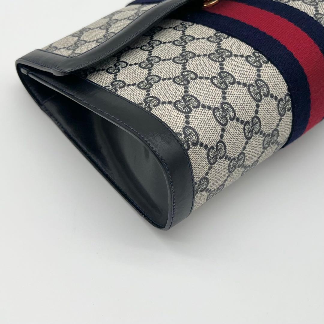 GUCCI シェリーライン GGスプリーム インターロッキング クラッチ