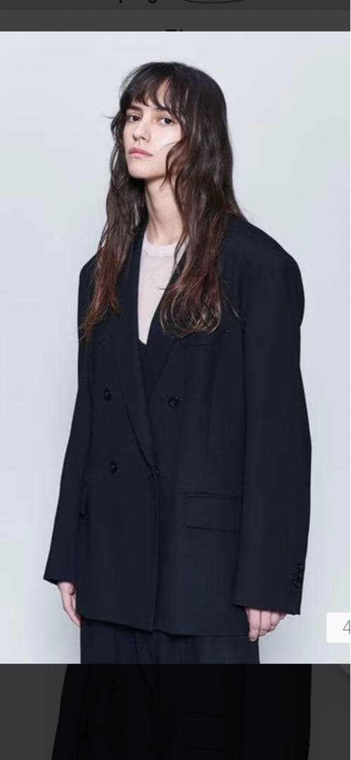 6(ROKU)＞ジョーゼット ダブルブレスト ジャケット - メルカリ