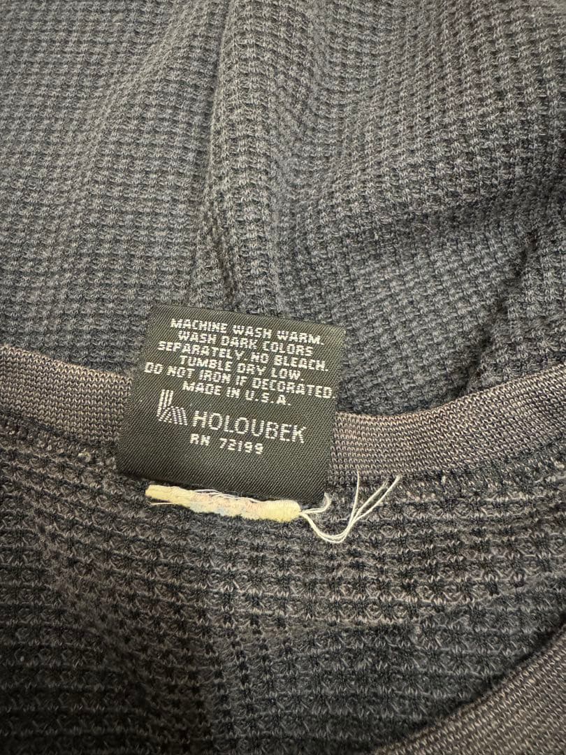 N*極様 希少90s Harley-Davidson 黒 サーマル USA製 青 - メルカリ