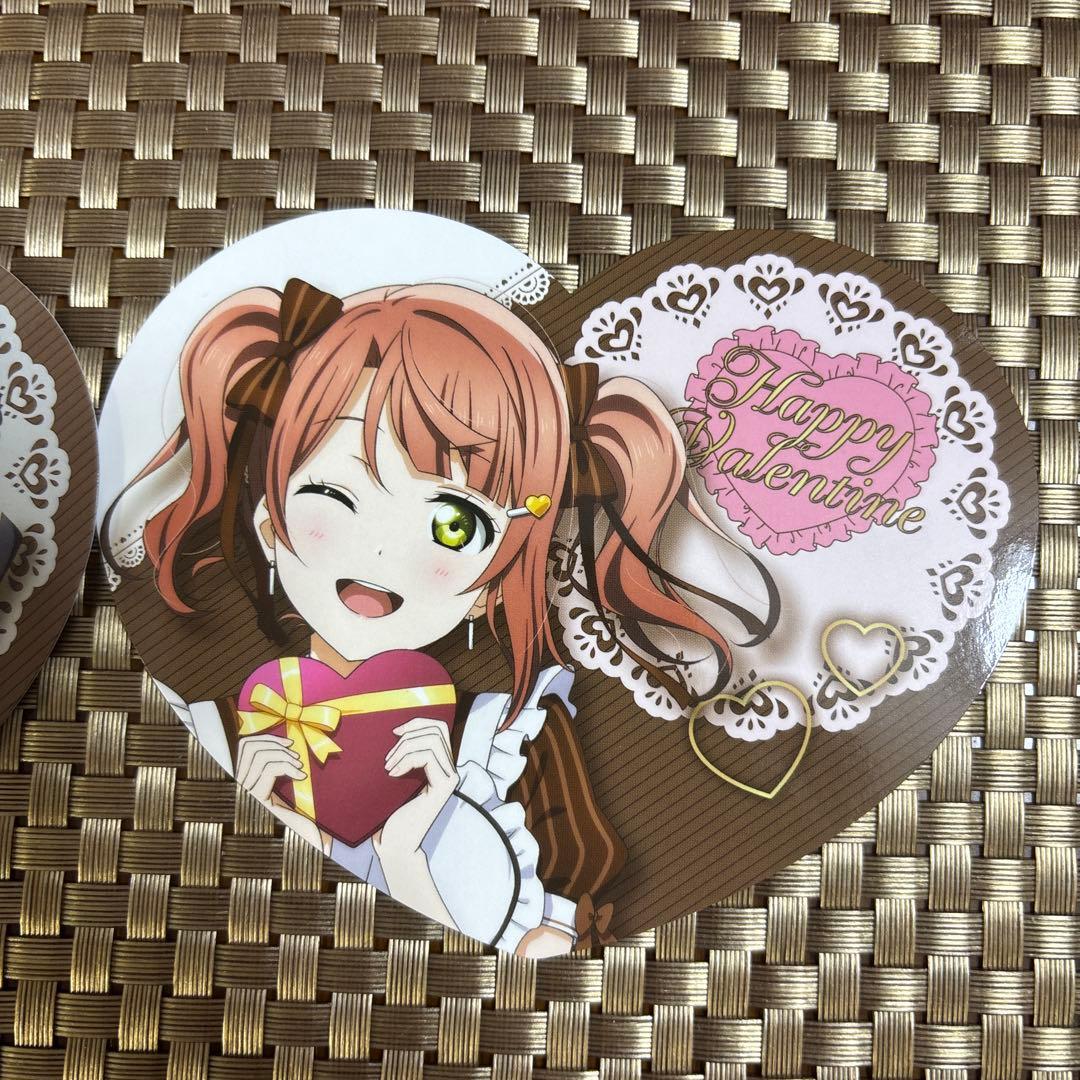バレンタイン 有楽町マルイ 特製ハート型カード特典 虹ヶ咲 高咲侑