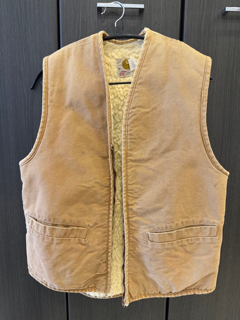 はなや　　carhartt ベスト Carhartt（カーハート） ベスト メンズ ダック ワークベスト 裏地