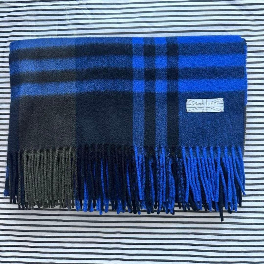 Joshua Ellis☆カシミヤ100%☆大判ストール - メルカリ