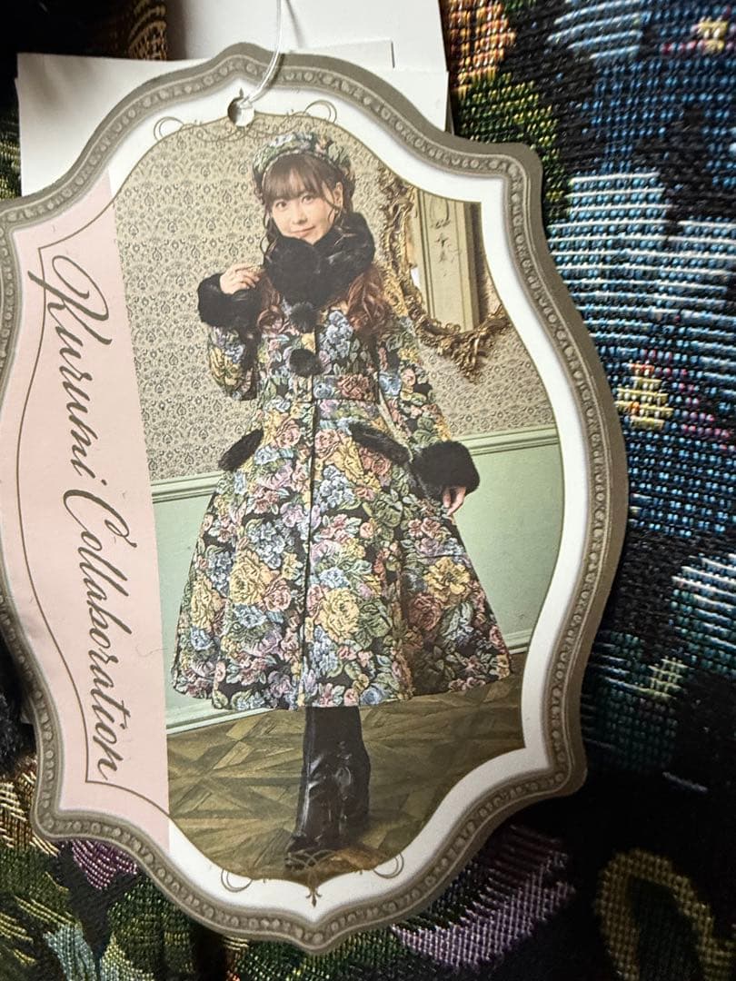 新品 ノエルドメモワール ゴブラン コート Mサイズ ブラック クラロリ