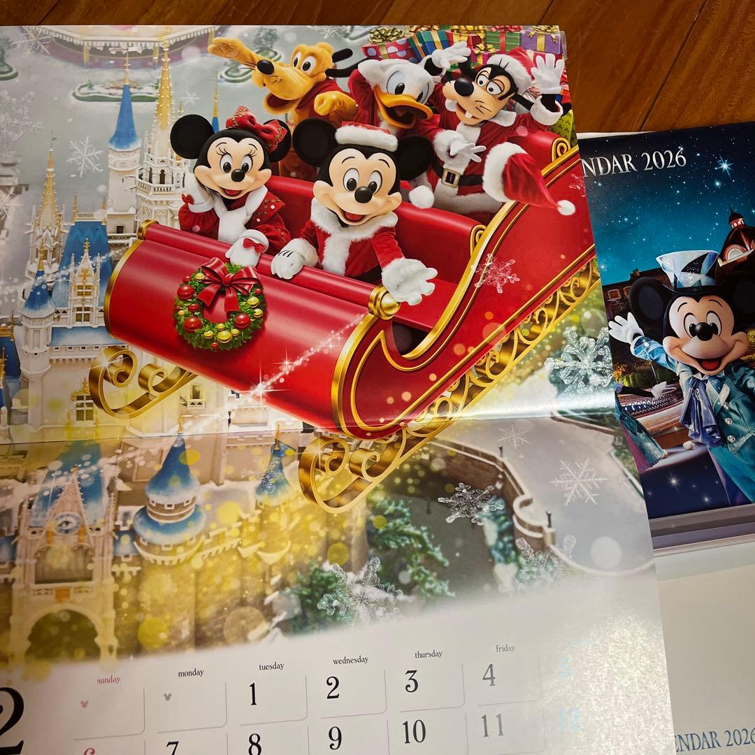 非売品】東京ディズニーリゾート カレンダー 2026年 2冊セット売り