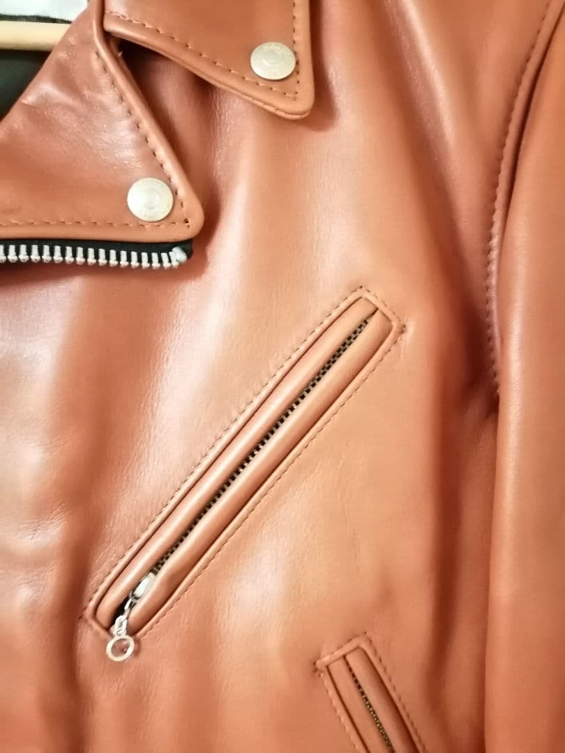 schottライダースジャケット618サイズ38茶革ブラウン美品 - メルカリ