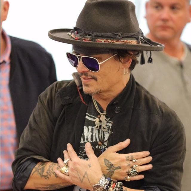 ジョニーデップ愛用 marylin of mars ダブルスカルリング|mercari