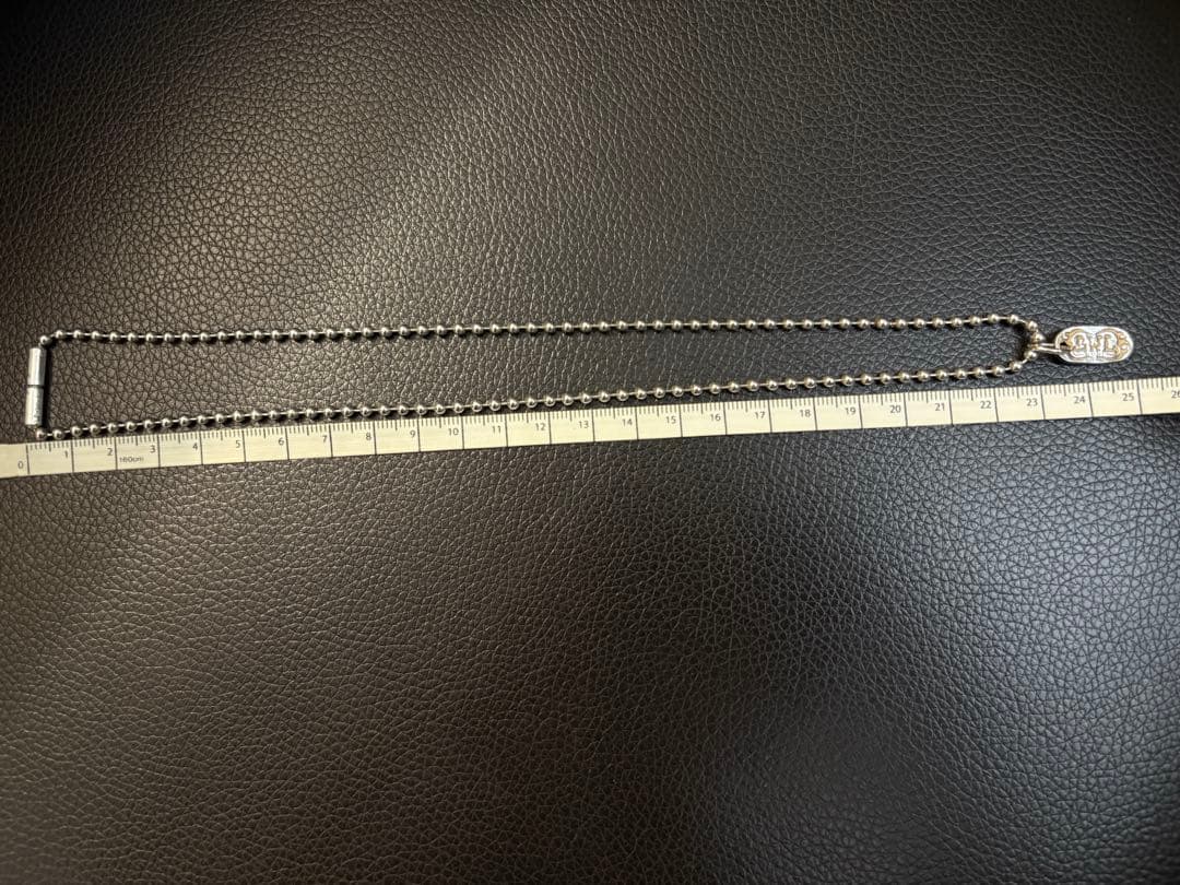 Bill Wall Leather ボールチェーン ロゴプレート 48.5cm