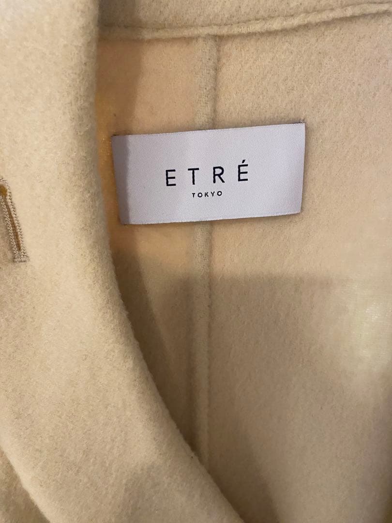 最終値下げetretokyo スタンドカラーリバーロングコート 新品未使用