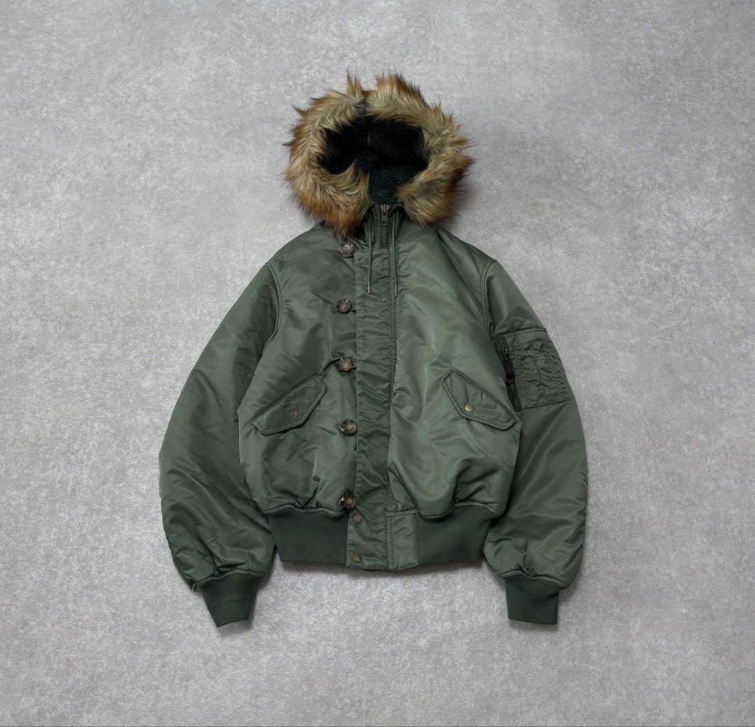 SLY ミリタリー フライトジャケットブルゾン アウター N-2Bフード