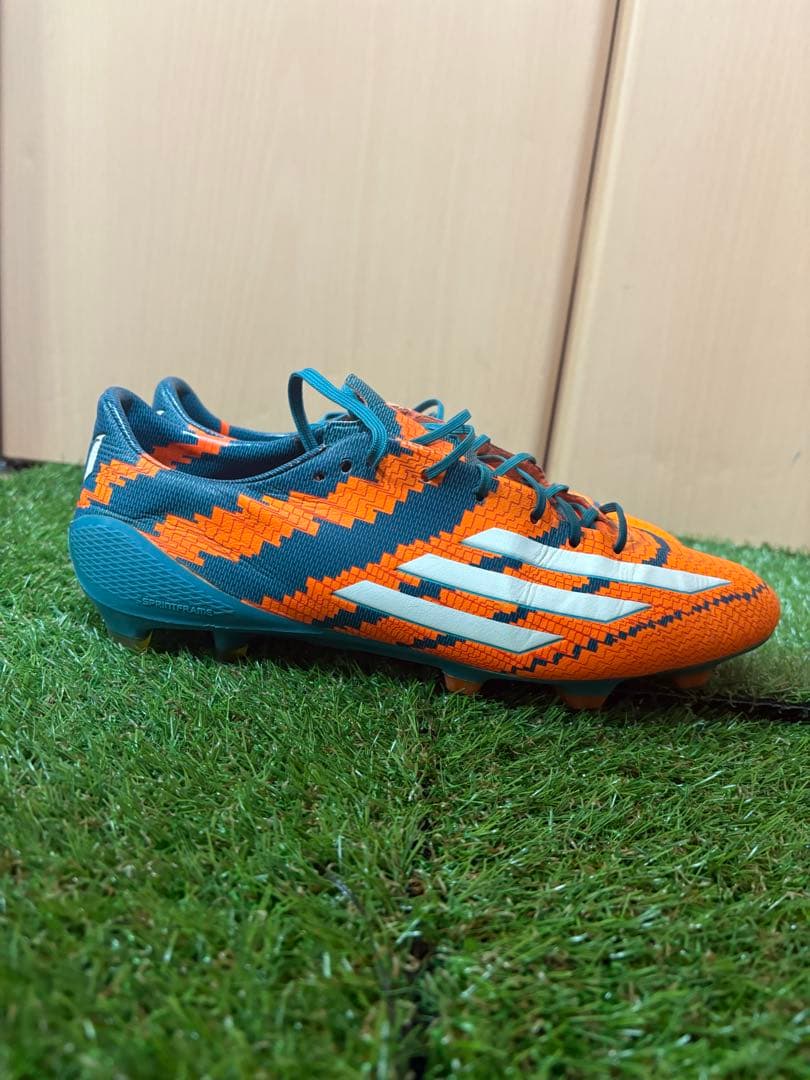 アディダス アディゼロf50 FG adidas（アディダス） アディゼロ F50 FG ソーラーレッド×ランニング