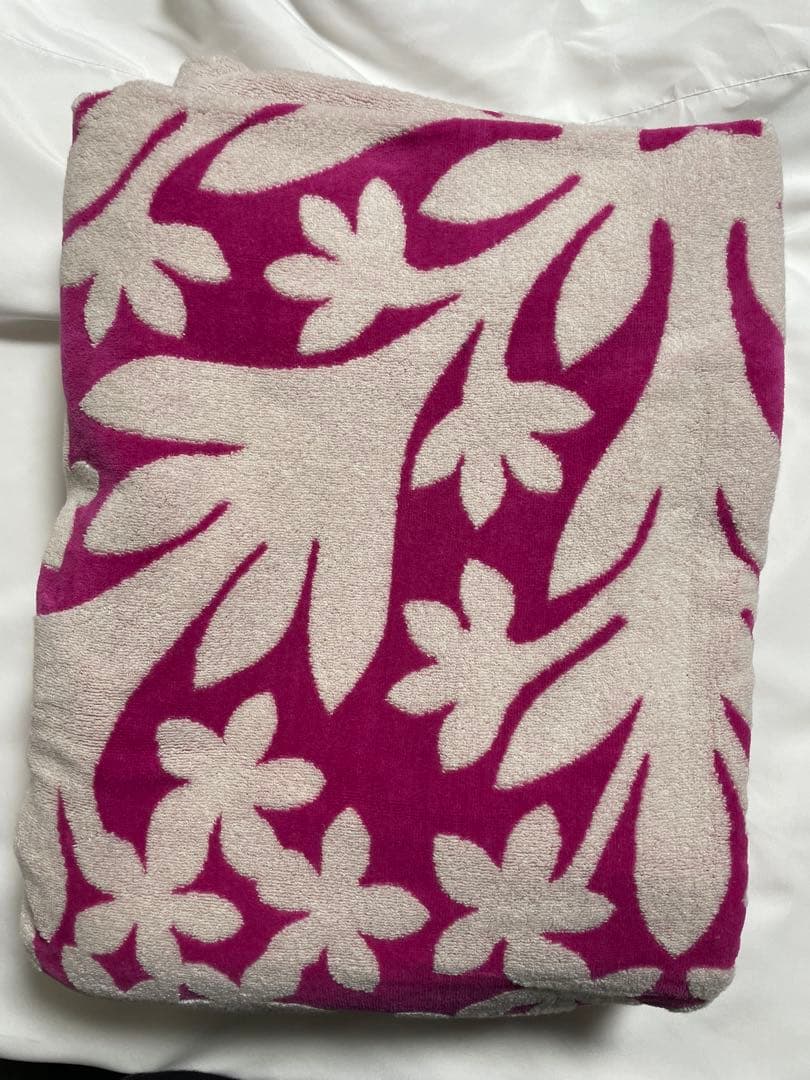 新品未使用】Kathy Mom タオルケット プルメリアピンク お値下げ中