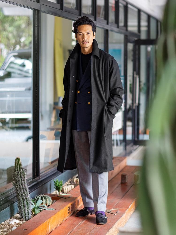 い 都会的な大人の極上Aライン傑作バルカラーコート シーラップ ビームスF 先見せエーダブ〜〈Sealup〉バルカラーコート〜｜BEAMS F（ビームスF