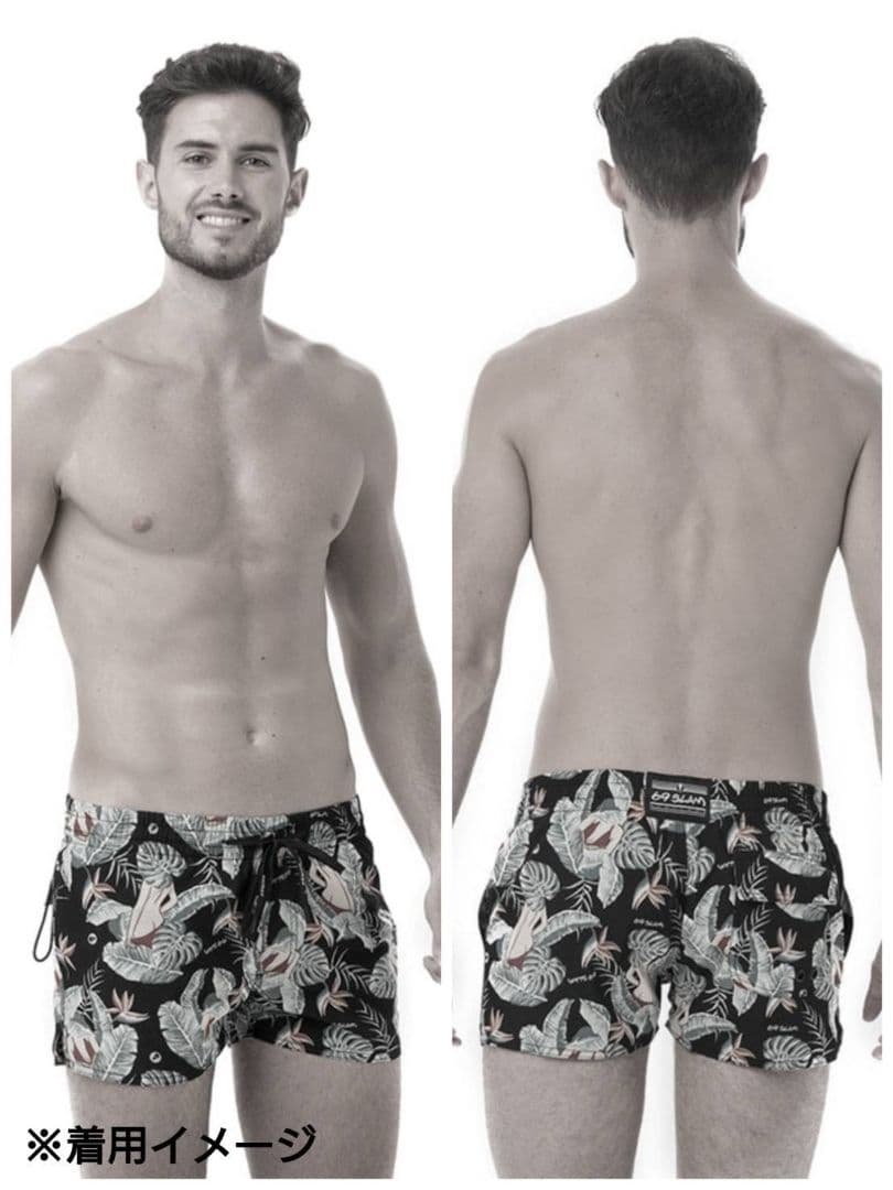 金子賢愛用 69slam ロックスラム サーフパンツ ストレッチ素材 ミニ丈