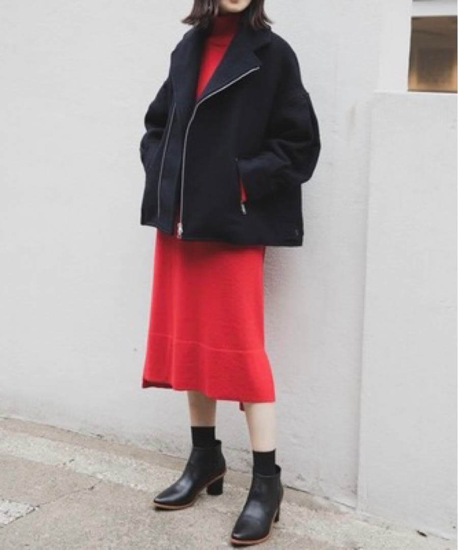 定価42900円】ZUCCa リバーウールコート ライダース - メルカリ