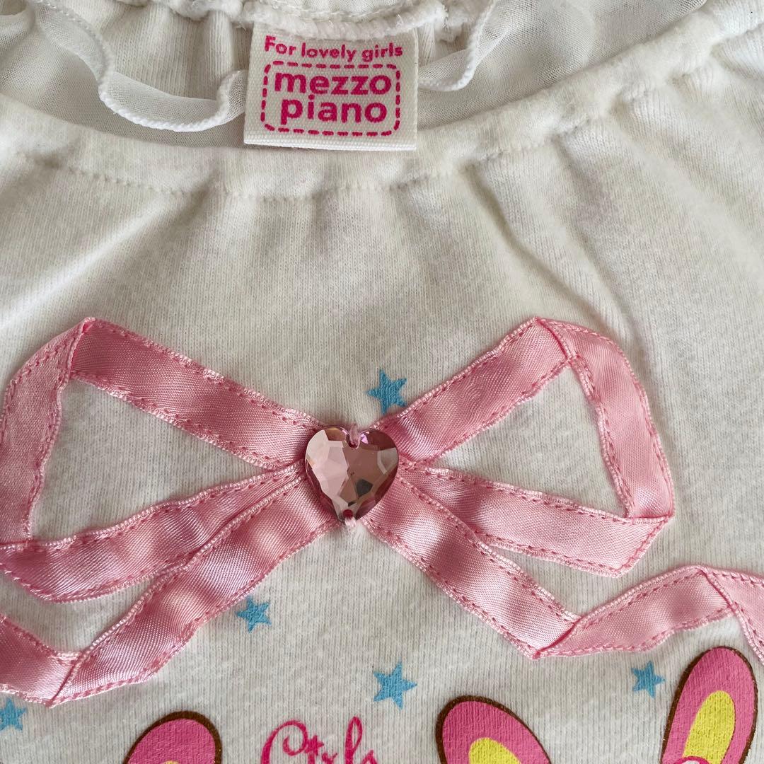 メゾピアノ130 Tシャツ ベリエちゃん ミミポポ リボン 平成女児 - メルカリ