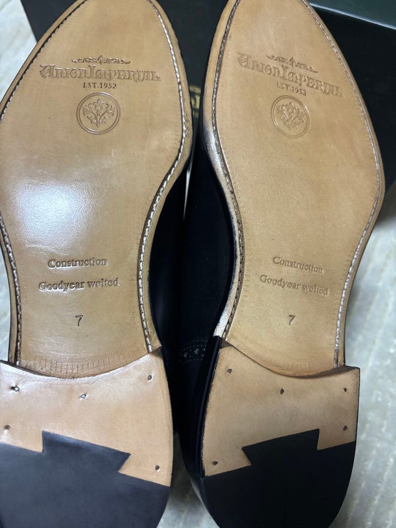 新品 ユニオンインペリアル U2002 ビジネスシューズ 7EE 25 - メルカリ