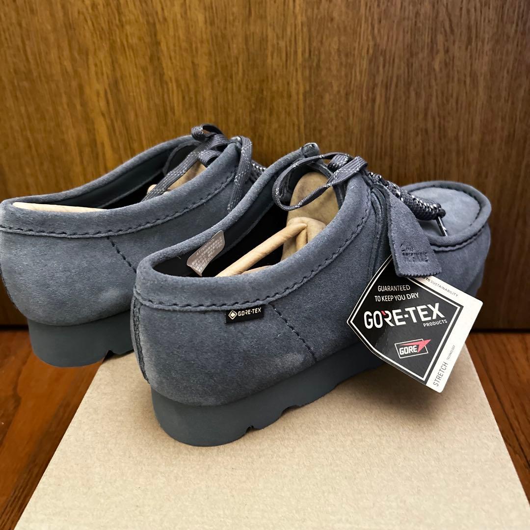 新品未使用】定価 34,100 クラークス ワラビー ゴアテックス グレー