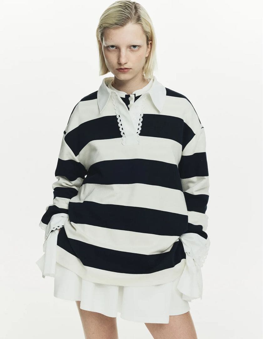 Bibiy FRANCINERUGBYTOP ラガーシャツ - メルカリ