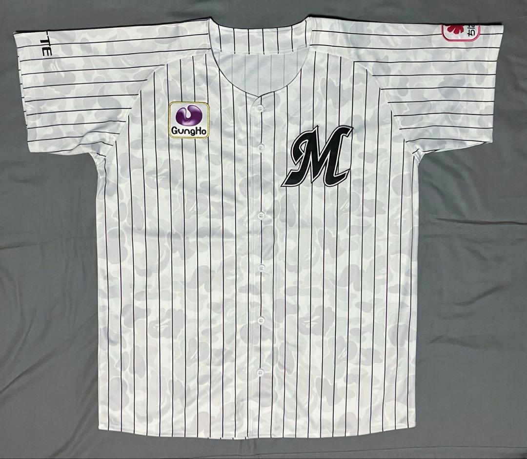 千葉ロッテマリーンズ × BAPE / コラボ レプリカユニフォーム ブランク