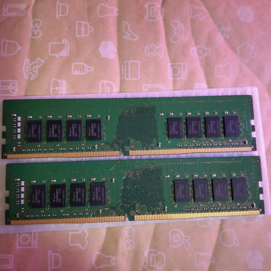 SK Hynix デスクトップ用 DDR4メモリ 16GB×2枚=計32GB - メルカリ